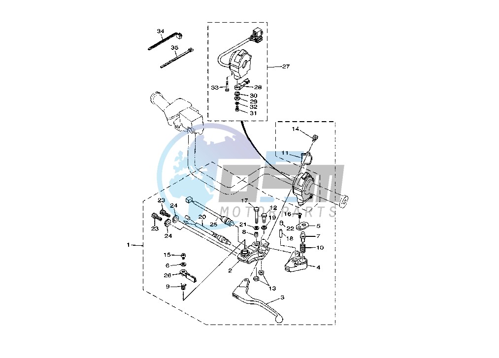 HANDLE SWITCH LEVER