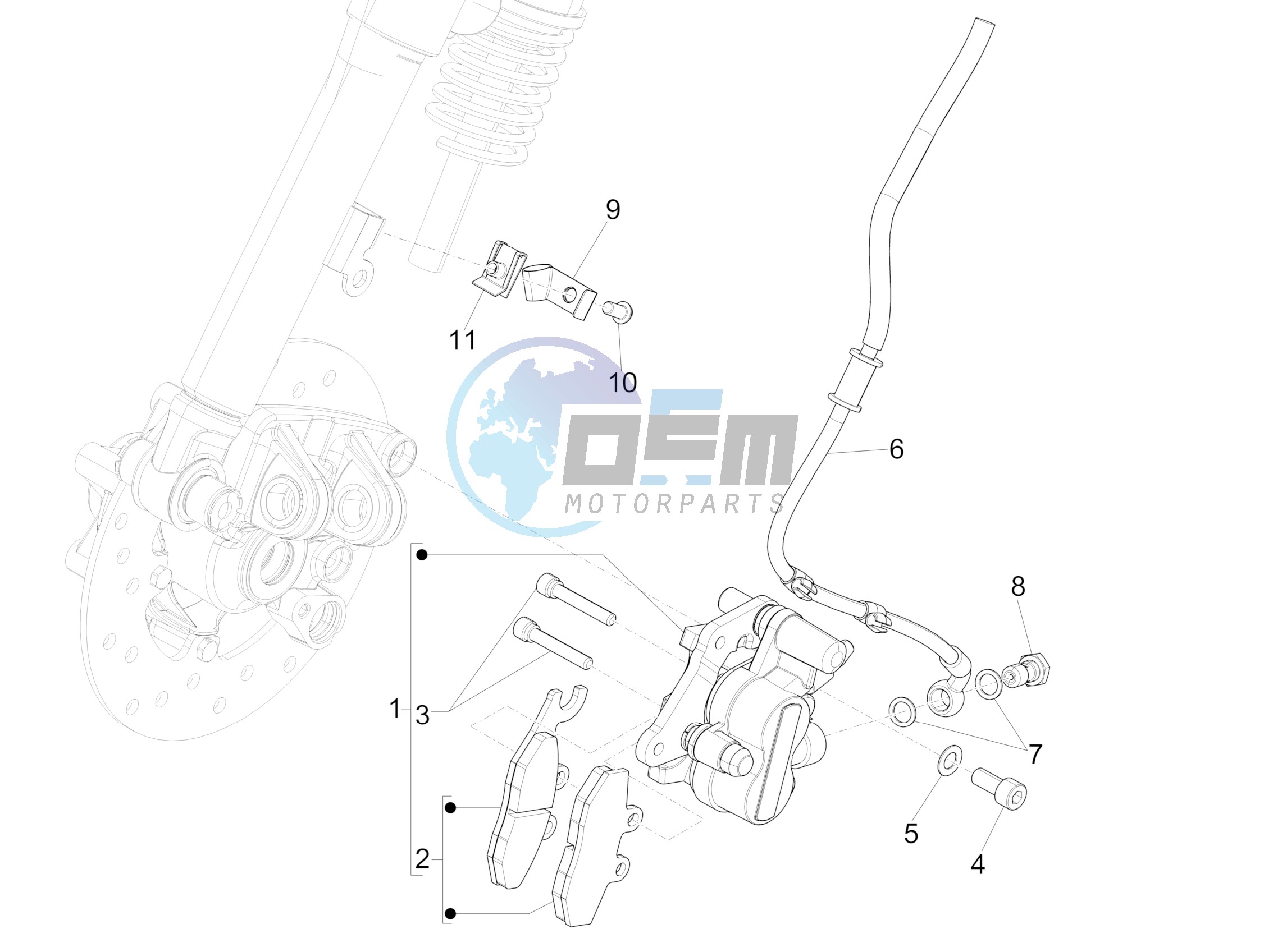 Brakes pipes - Calipers