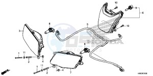 TRX500FM6G TRX680 Europe Direct - (ED) drawing HEADLIGHT