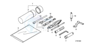 TRX420FPA9 Australia - (U) drawing TOOLS