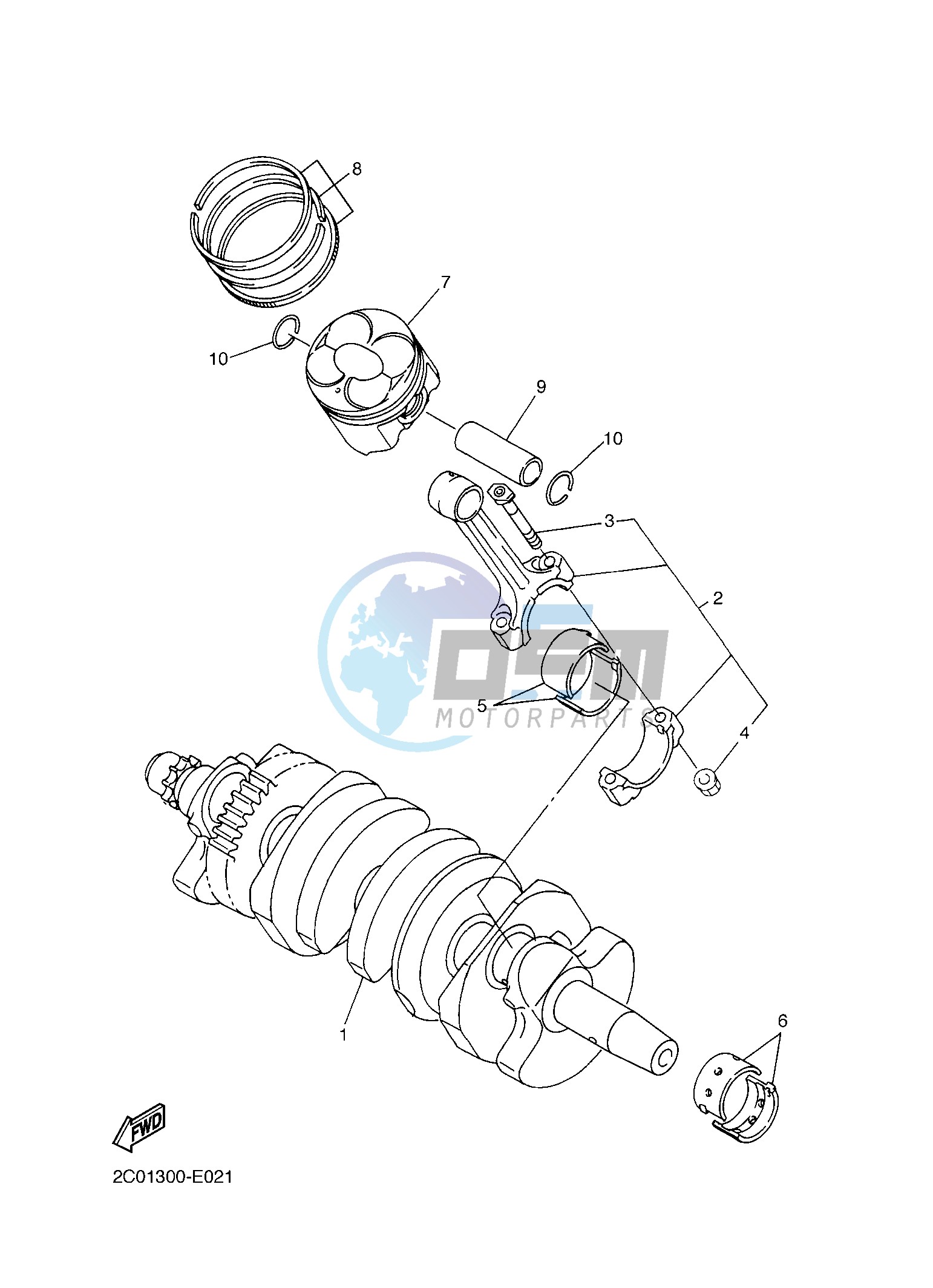 CRANKSHAFT & PISTON