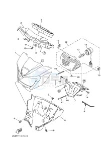 YFM700FWAD YFM70GPXH GRIZZLY 700 EPS (B1A1) drawing HEADLIGHT 2