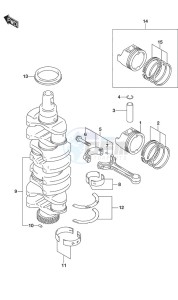 DF 115A drawing Crankshaft