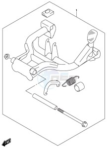 DL250 drawing OPTIONAL (CENTER STAND SET)