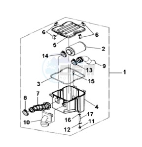 QUAD LANDER 300S drawing AIRFILTER