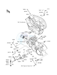 KVF 750 E [BRUTE FORCE 750 4X4I NRA OUTDOORS] (E8F-E9FA) E8FA drawing OIL PUMP_OIL FILTER