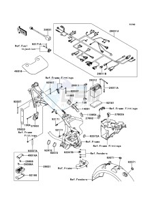 W800 EJ800ACF GB XX (EU ME A(FRICA) drawing Chassis Electrical Equipment