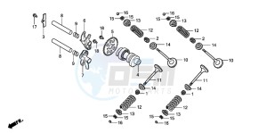 SH300R drawing CAMSHAFT/VALVE