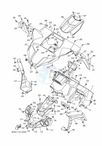 YXZ1000ETS YXZ1000ET (BAS5) drawing FRONT FENDER