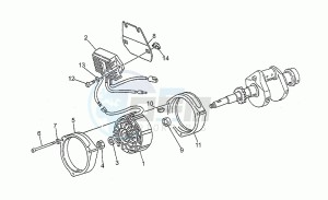 Nevada 750 Club Club drawing Ducati generator