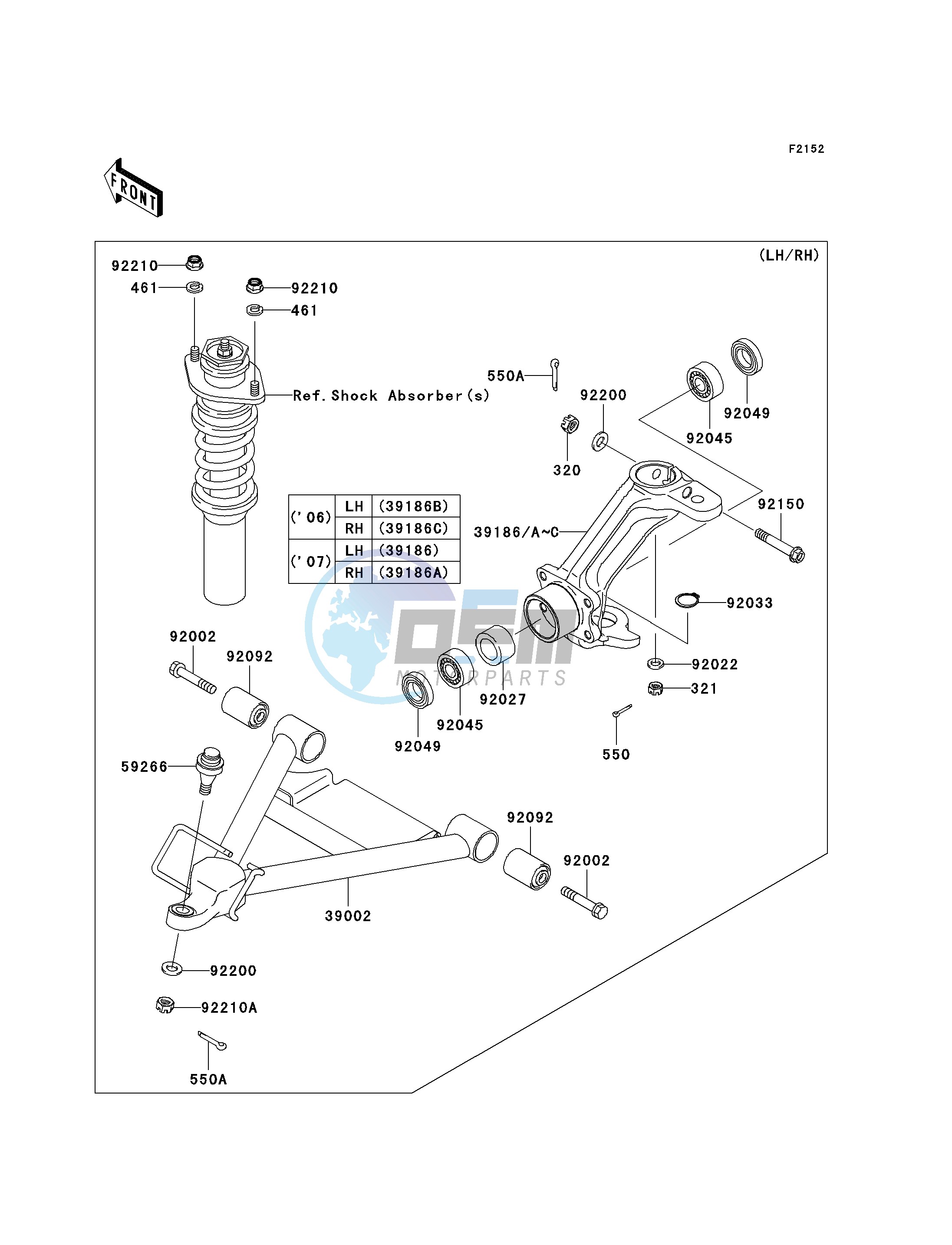 FRONT SUSPENSION-- K6F_K7F- -