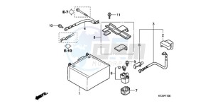 PES125R9 UK - (E / STC 2E) drawing BATTERY