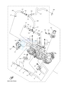 MTN850 MTN-850-A MT-09 ABS (BS2B) drawing INTAKE