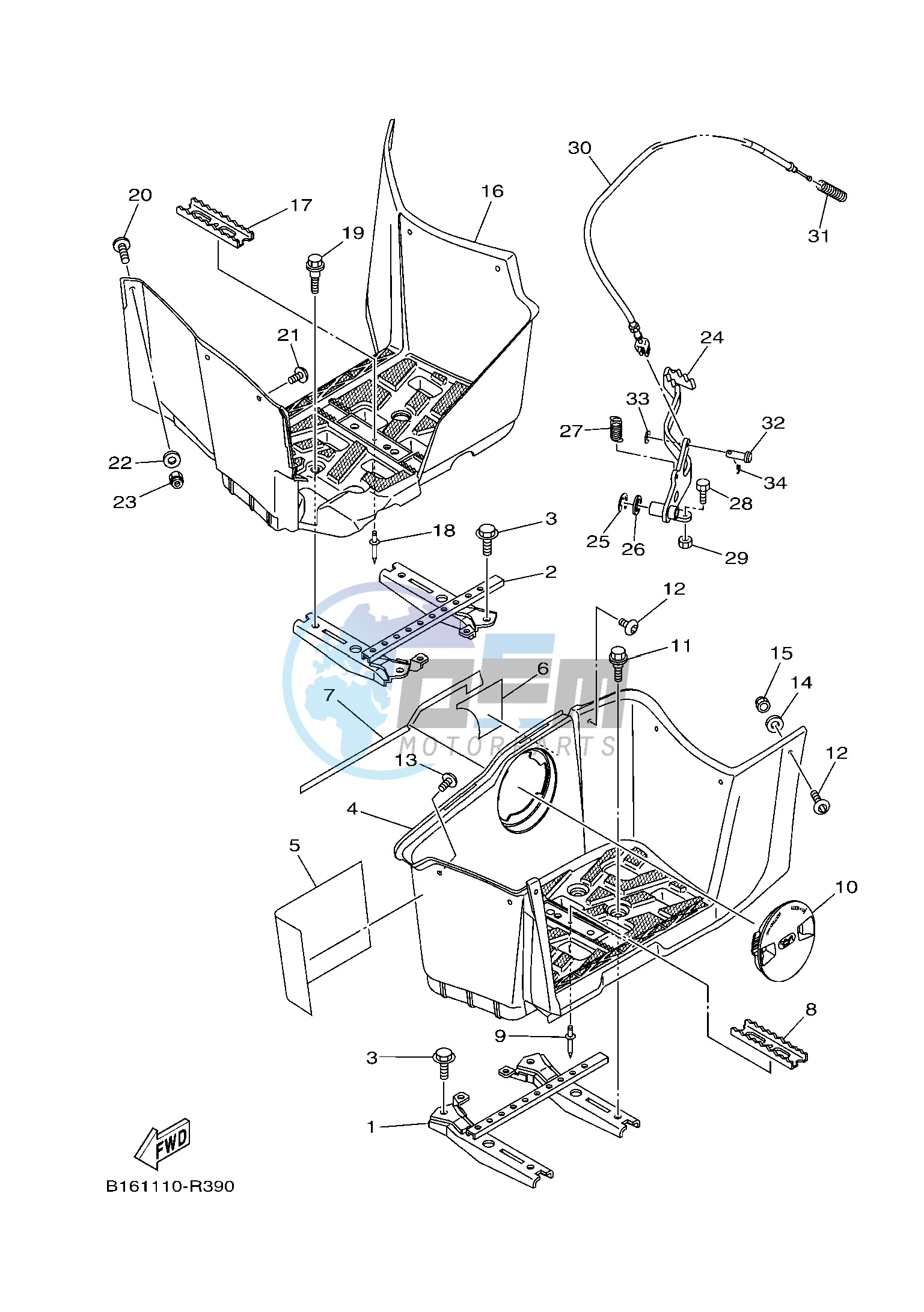 STAND & FOOTREST