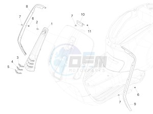 Sprint Sport 150 4T 3V iGet ABS (EMEA) drawing Front shield