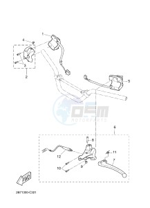 CW50LN BOOSTER (1WP5) drawing HANDLE SWITCH & LEVER