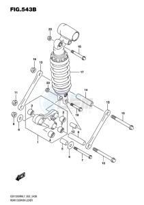 GSX-1300R ABS HAYABUSA EU drawing REAR CUSHION LEVER