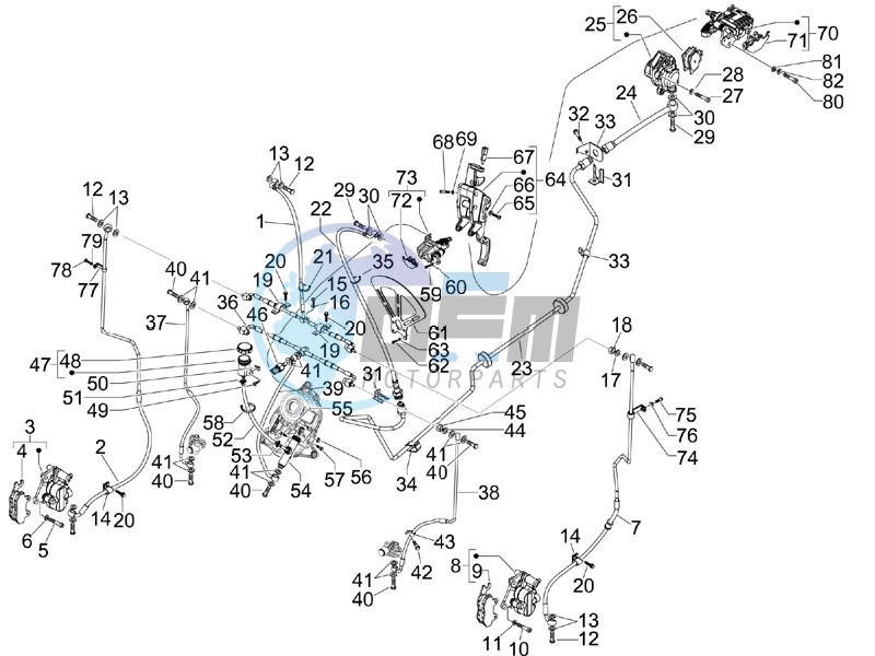 Brakes hose  - Calipers