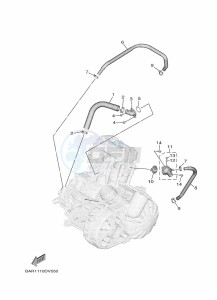 YXF850E YXF85WPBL (BAR7) drawing WATER PUMP