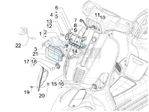 S 125 4T Vietnam drawing Head lights - Turn signal lamps