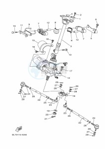 YFM700FWAD GRIZZLY 700 EPS (BLTT) drawing STEERING