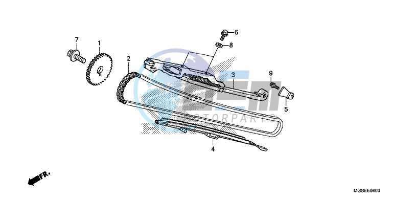 CAM CHAIN/ TENSIONER