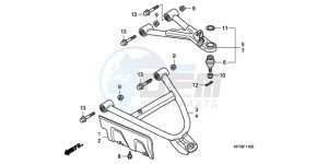 TRX420FPA9 Australia - (U) drawing FRONT ARM