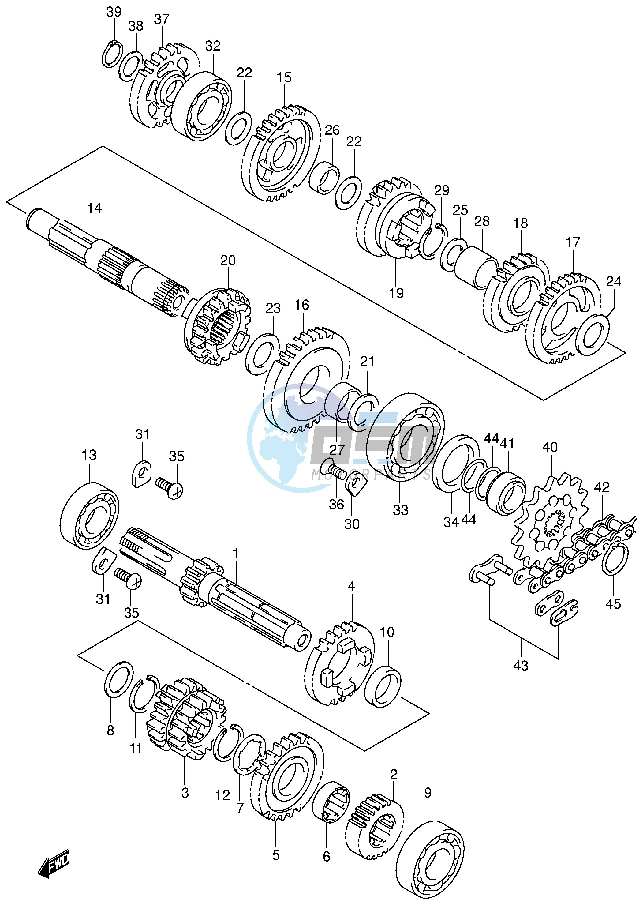 TRANSMISSION (MODEL K1 K2 K3)