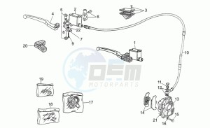 750 X Polizia - PA 2A Serie Polizia/PA 2A Serie drawing Front master cilinder