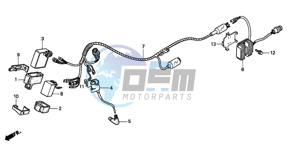 WIRE HARNESS (TRX300EX'01-'06)