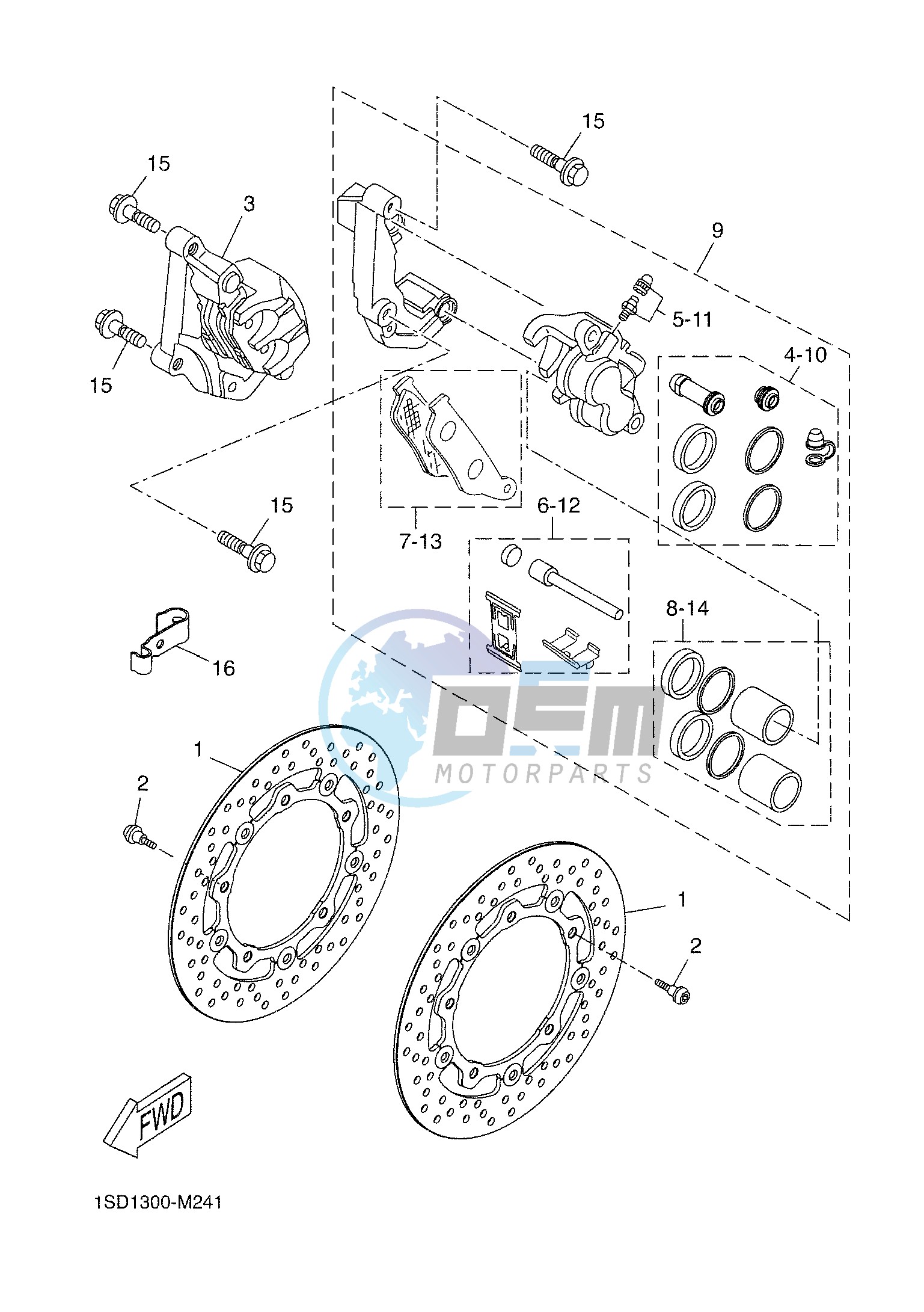 FRONT BRAKE CALIPER