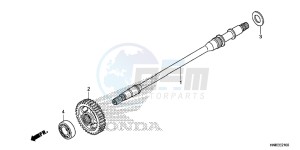 TRX680FAG Wave 110 - AFS110 UK - (E) drawing FINAL SHAFT