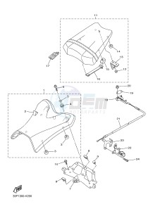 FZ8-N FZ8 (NAKED) 800 (2SH5) drawing SEAT