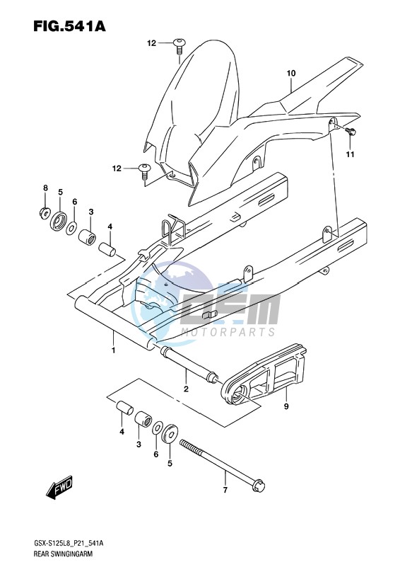 REAR SWINGINGARM