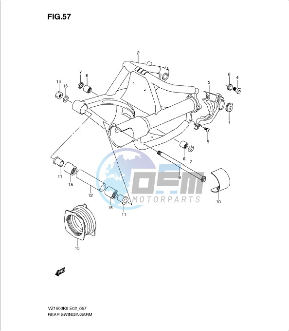 REAR SWINGINGARM