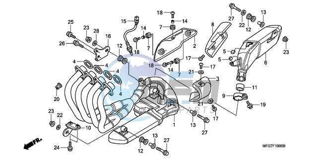 EXHAUST MUFFLER