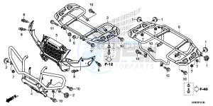 TRX500FA5G TRX500FA Europe Direct - (ED) drawing CARRIER