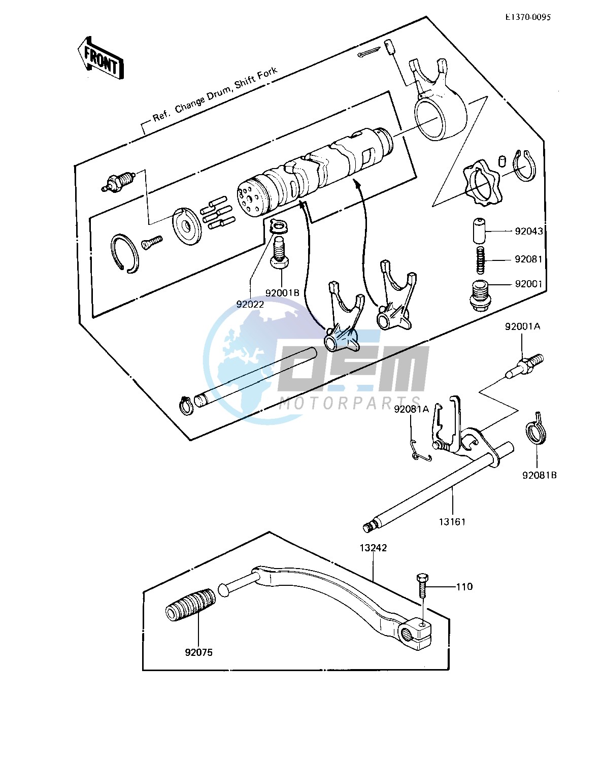 GEAR CHANGE MECHANISM