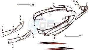 SYMPHONY SR 125 L7 drawing COWLING