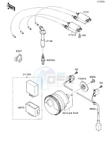 ZX 750 F [NINJA 750R] (F4) [NINJA 750R] drawing IGNITION SYSTEM