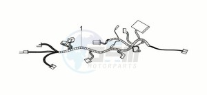 CRUISYM a 125 (LV12W3Z1-EU) (E5) (M3) drawing WIRE HARNESS