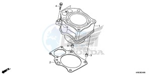 TRX500FM6G TRX680 Europe Direct - (ED) drawing CYLINDER