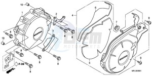 CBR1000RA9 Korea - (KO / ABS HRC) drawing A.C. GENERATOR COVER (CBR 1000RA)