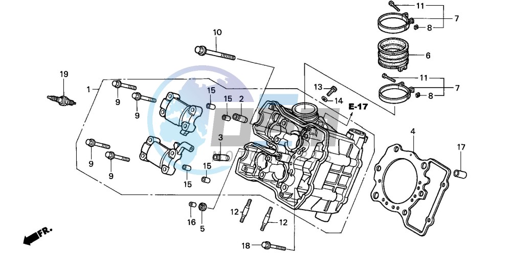 CYLINDER HEAD (FRONT)