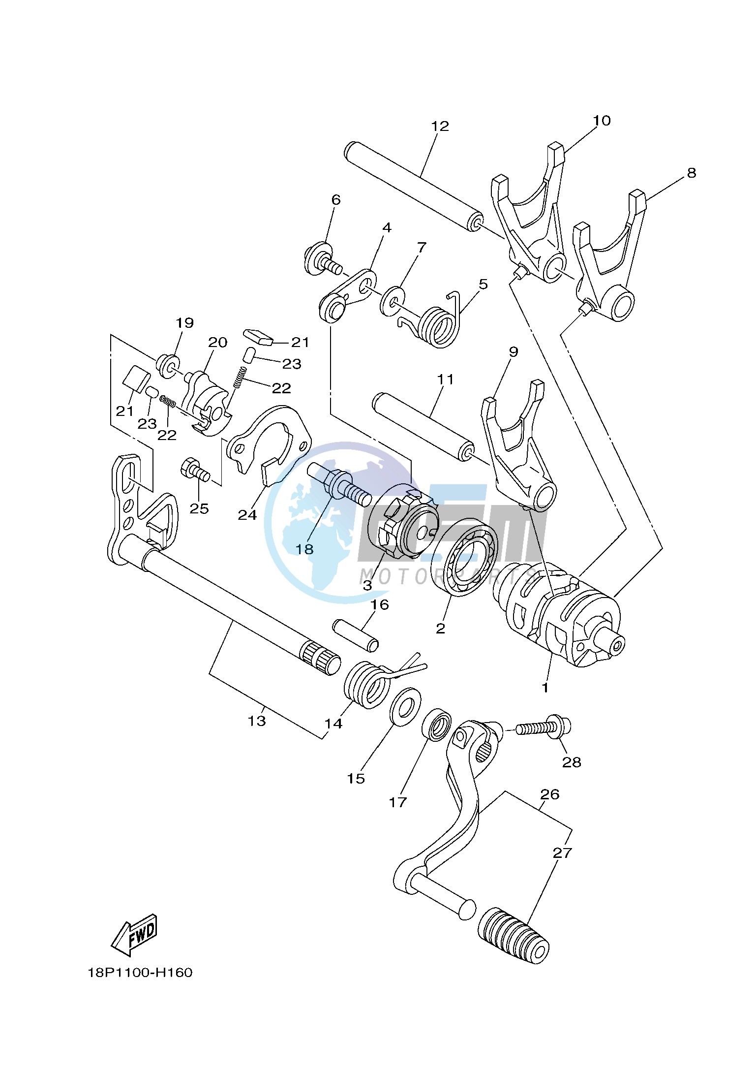 SHIFT CAM & FORK