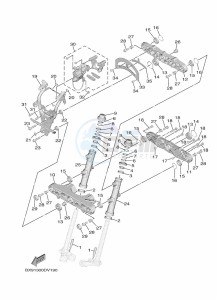 MWD300 TRICITY 300 (BED8) drawing STEERING