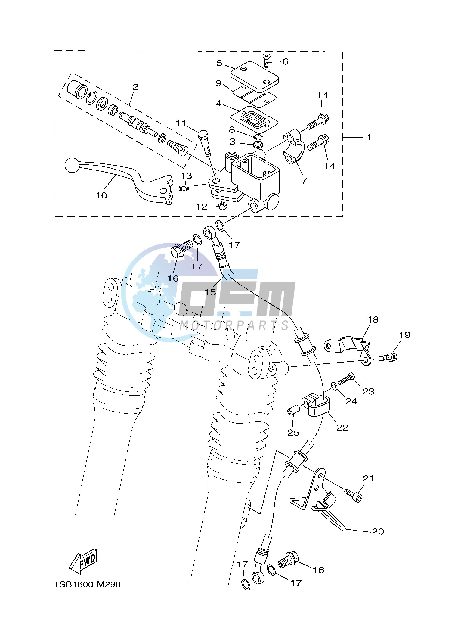 FRONT MASTER CYLINDER