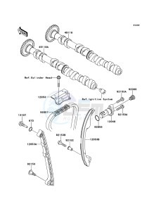 JET_SKI_STX-15F JT1500ABF EU drawing Camshaft(s)/Tensioner