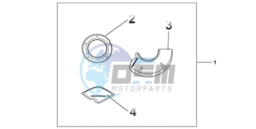 CARBON CRANKCASE COVER SET