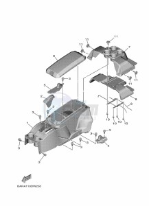 YXF850ES YX85FPSN (BARH) drawing SIDE COVER 3